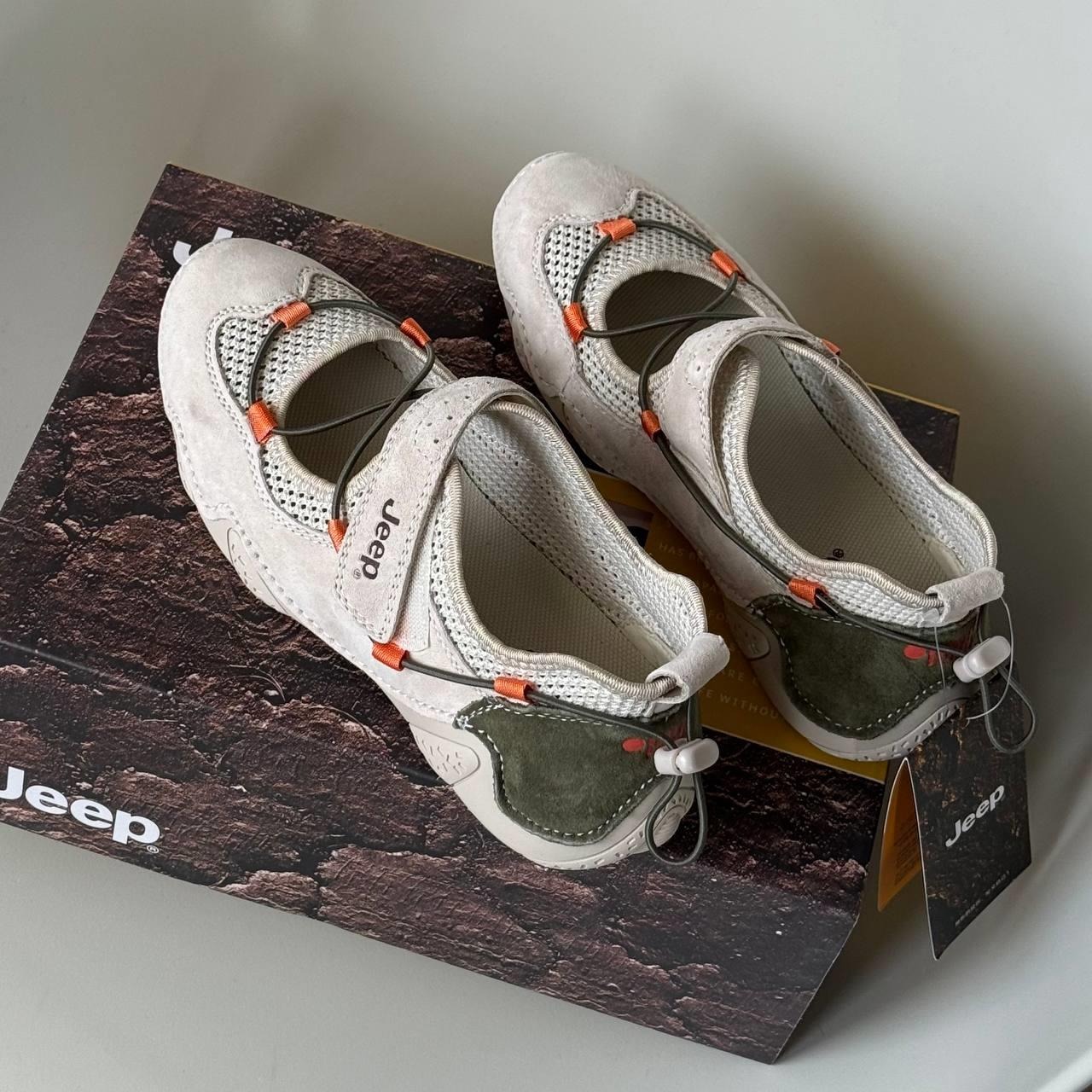 1936 - Giày Jeep Outdoor Shoes Grey Orange PX241WAS932 [HÀNG CHÍNH HÃNG]