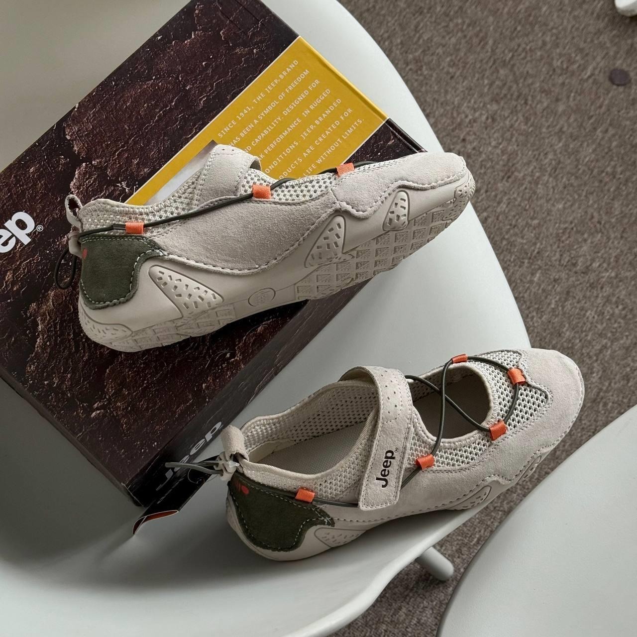 1936 - Giày Jeep Outdoor Shoes Grey Orange PX241WAS932 [HÀNG CHÍNH HÃNG]