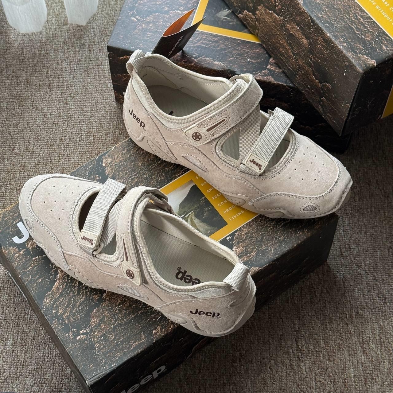 1939 - Giày Jeep Outdoor Shoes Women's Low Top Begie PX241WAS882 [HÀNG CHÍNH HÃNG]