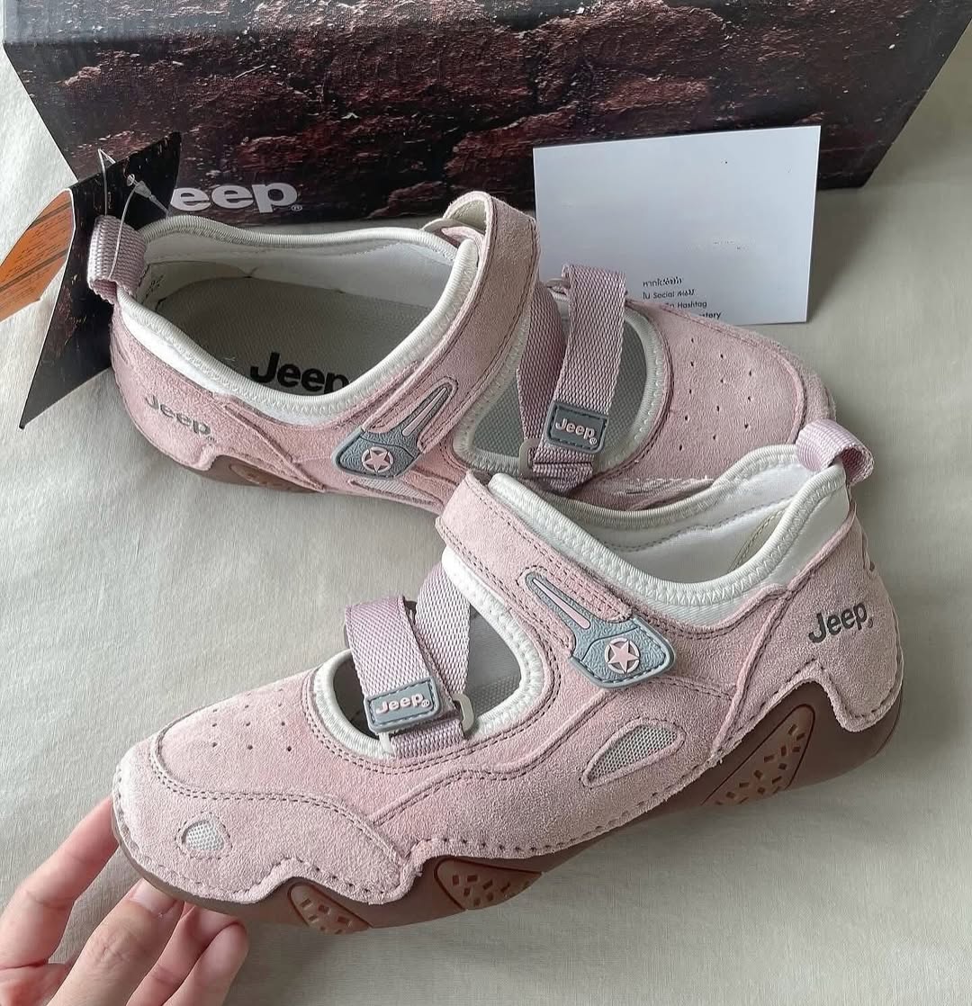 1813 - Giày Jeep Outdoor Shoes Women's Low Top Pink PX241WAS882 [HÀNG CHÍNH HÃNG]