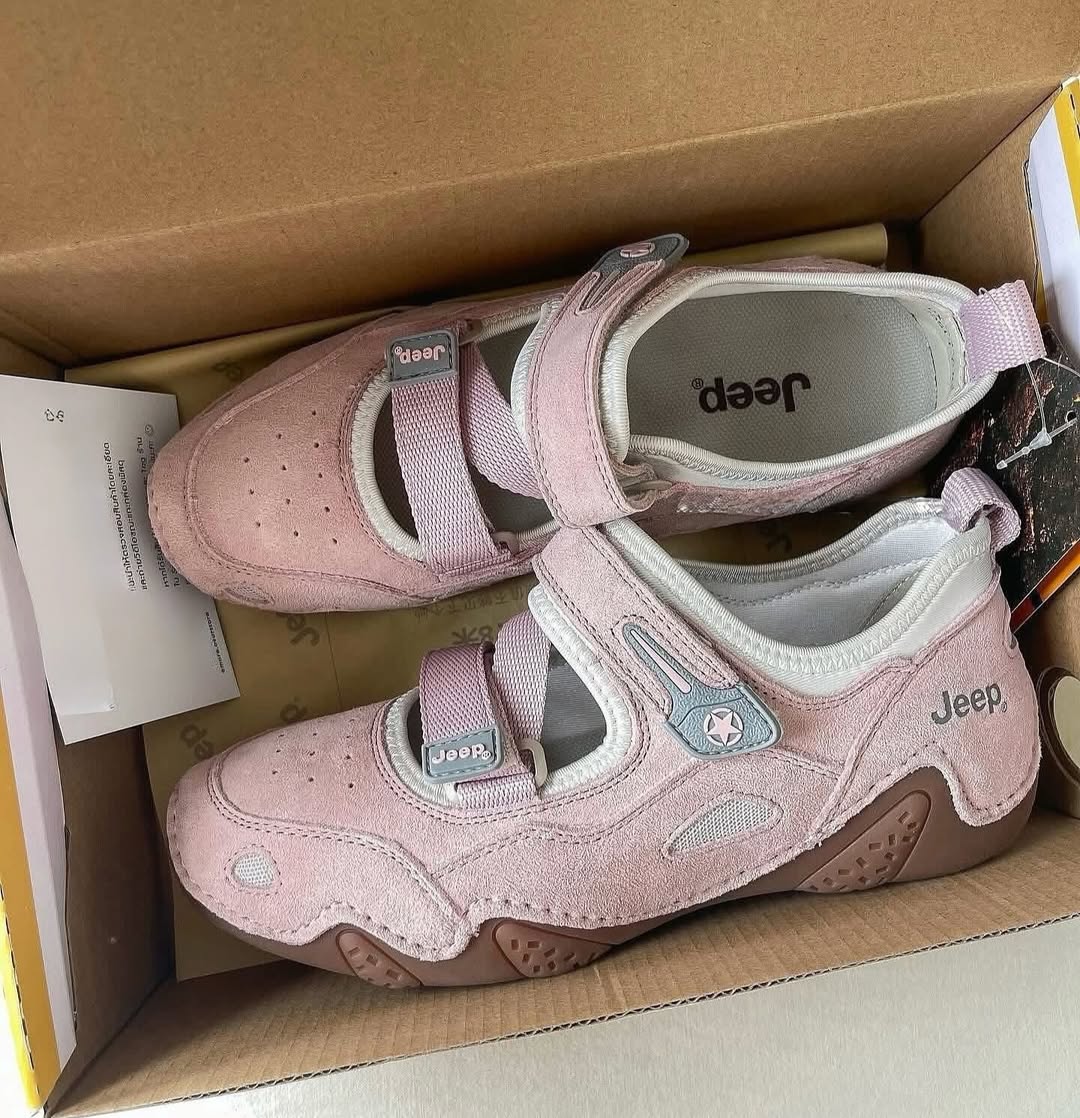 1813 - Giày Jeep Outdoor Shoes Women's Low Top Pink PX241WAS882 [HÀNG CHÍNH HÃNG]