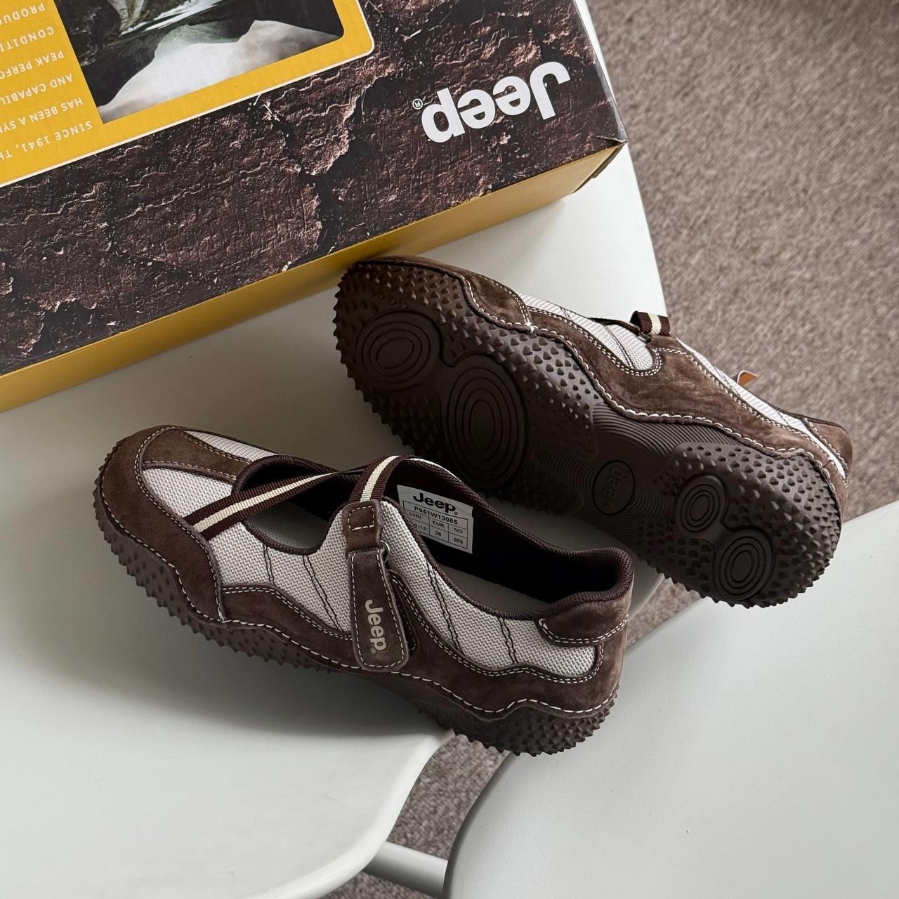 1935 - Giày Jeep The Spirit Mary Jane ''French Choco'' P651W13085 [HÀNG CHÍNH HÃNG]