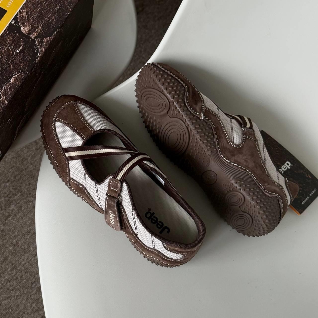 1935 - Giày Jeep The Spirit Mary Jane ''French Choco'' P651W13085 [HÀNG CHÍNH HÃNG]