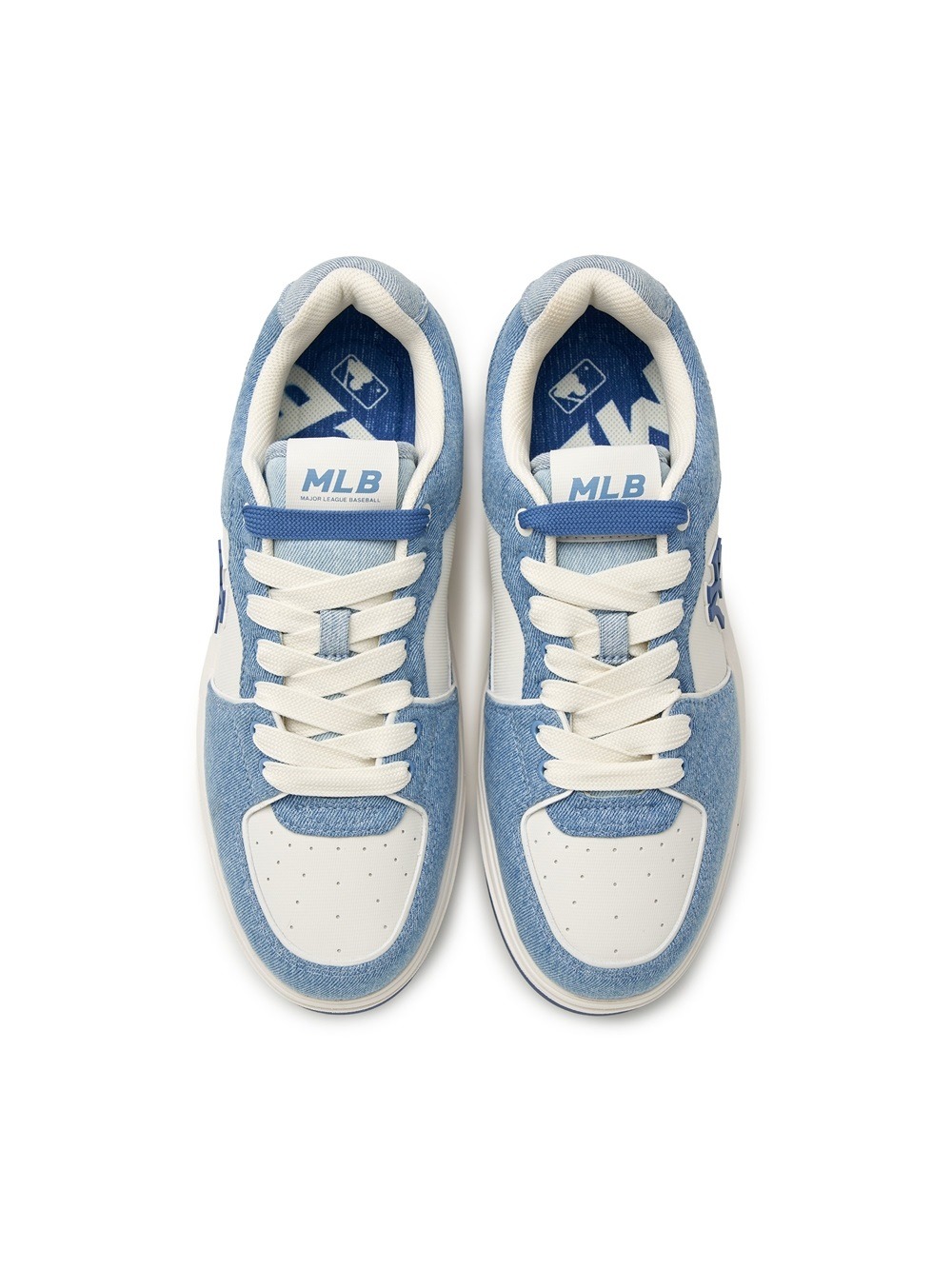 1207 - Giày MLB Chunky Liner Denim Basic New York Yankees Blue - Code 3ASXCVT4N-50BLS [HÀNG CHÍNH HÃNG]