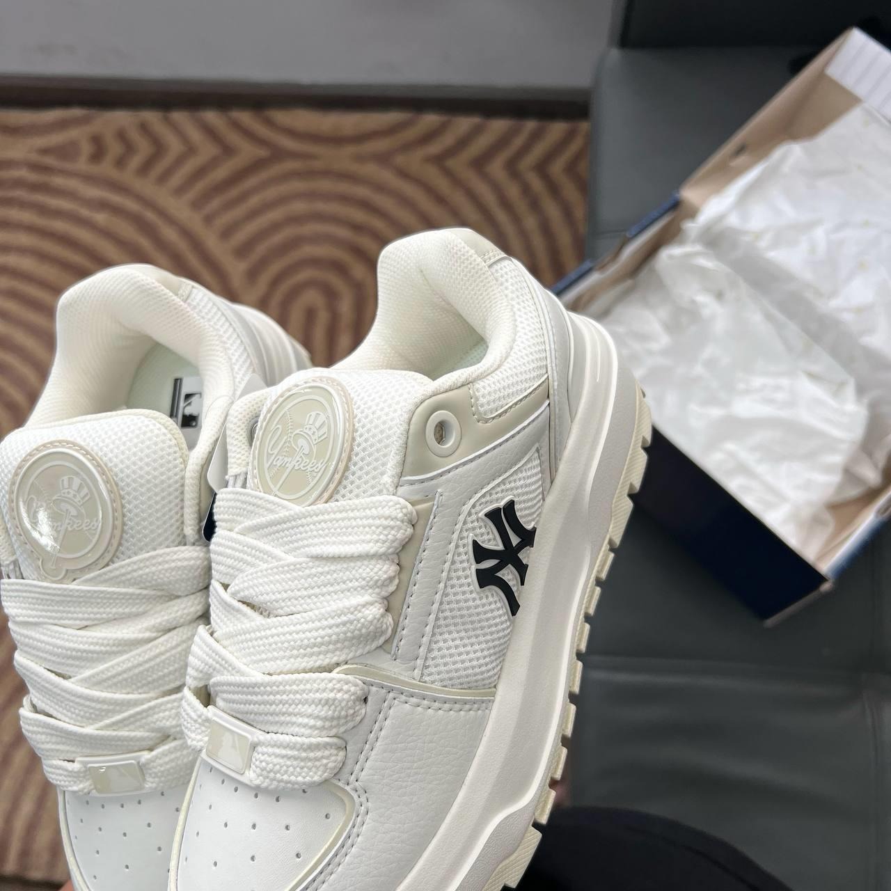 575  -  GIÀY MLB CHUNKYLINER WIDE NEW YORK YANKEES 3ASXCLW4N-50CRS [HÀNG CHÍNH HÃNG]