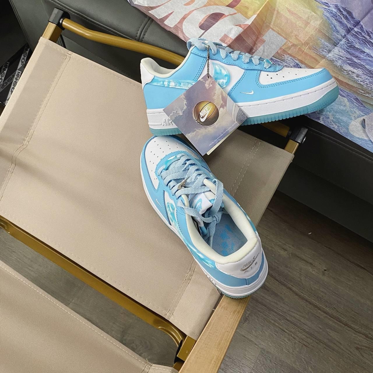 340 - Giày Nike Air Force 1 Low Celestine Blue - DX2937 100 [HÀNG CHÍNH HÃNG]