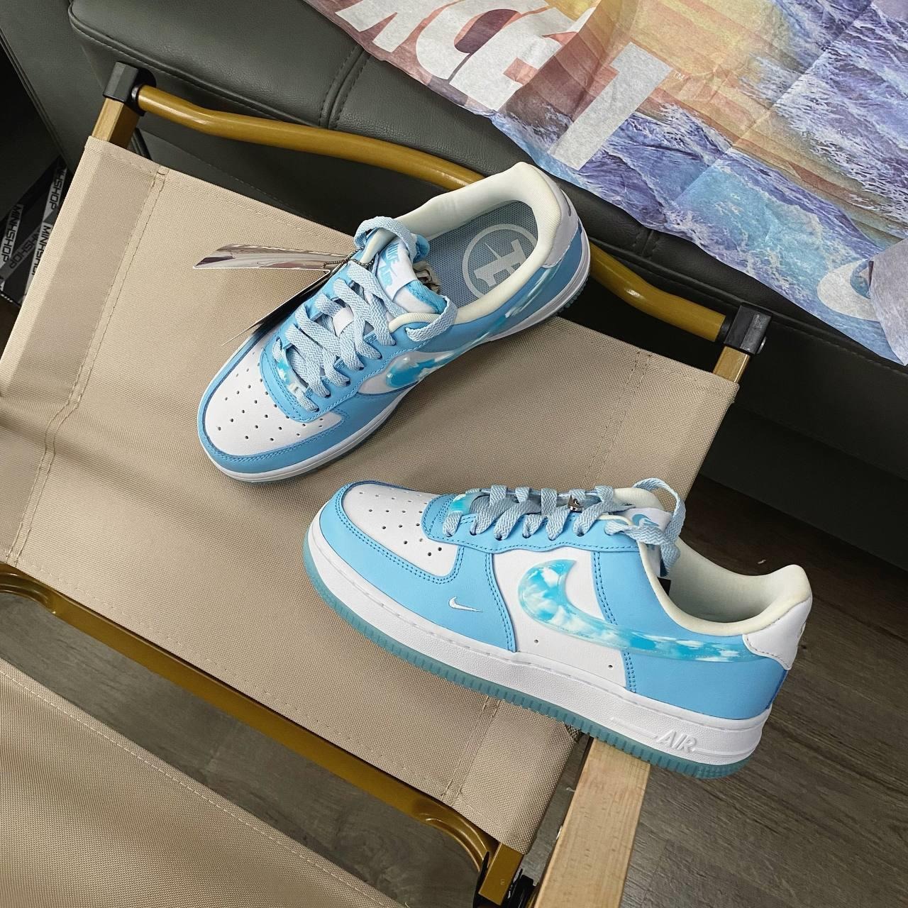 340 - Giày Nike Air Force 1 Low Celestine Blue - DX2937 100 [HÀNG CHÍNH HÃNG]