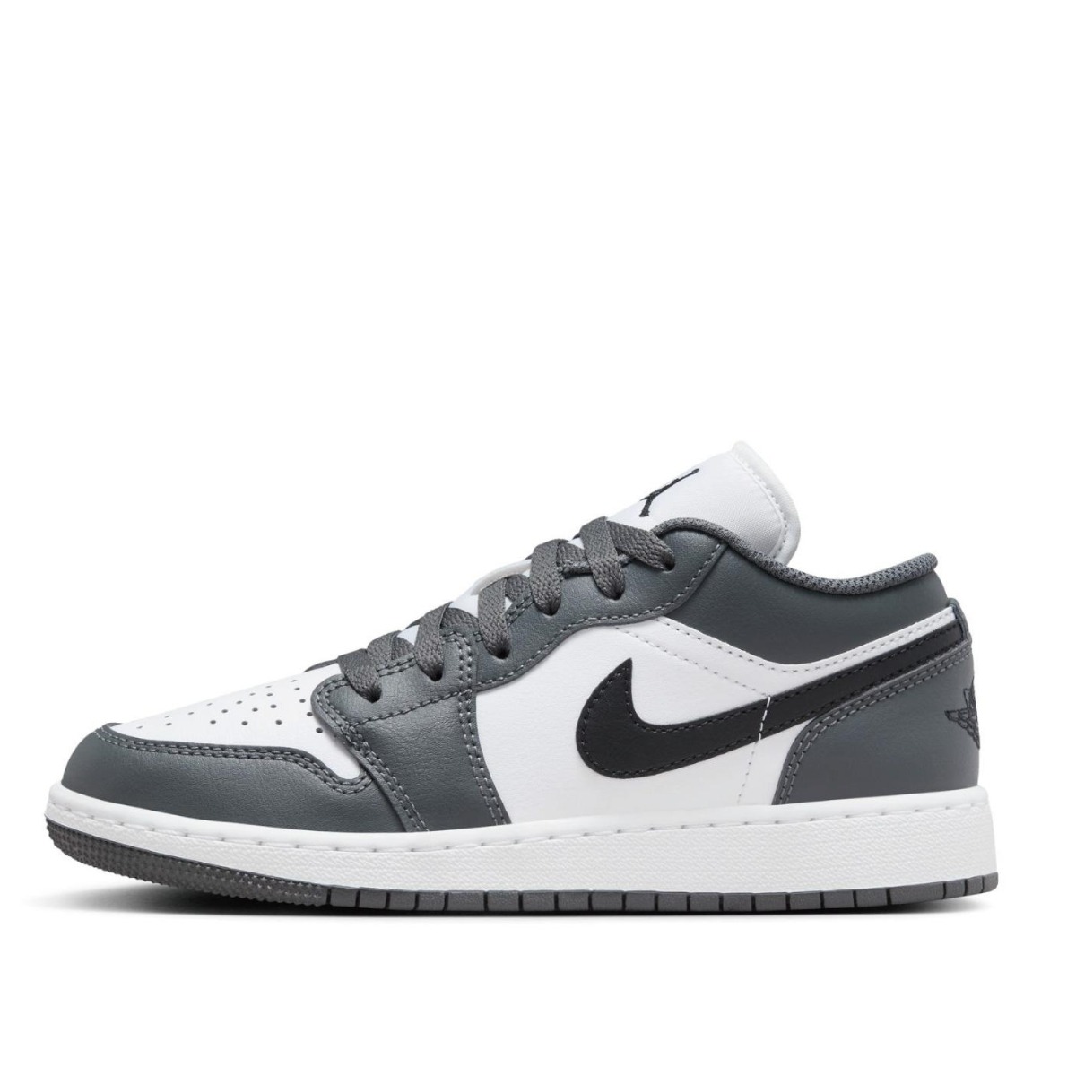 1677 - Giày Nike Air Jordan 1 Low GS Iron Grey - 553560 152 [HÀNG CHÍNH HÃNG]
