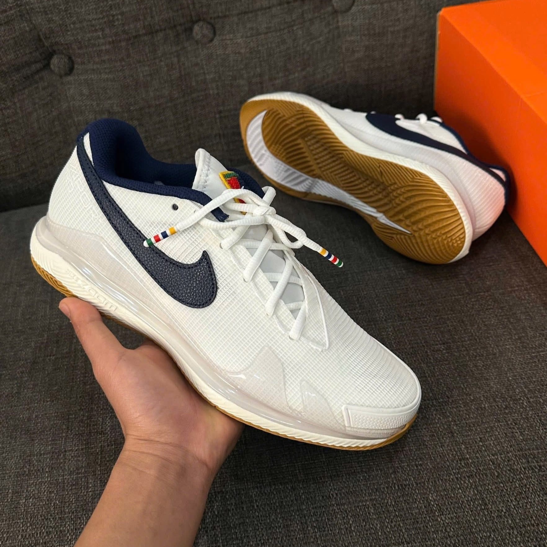 1824 - Giày Nike Court Air Zoom Vapor Pro ‘Summit White Binary Blue’ CZ0220-133 [HÀNG CHÍNH HÃNG]