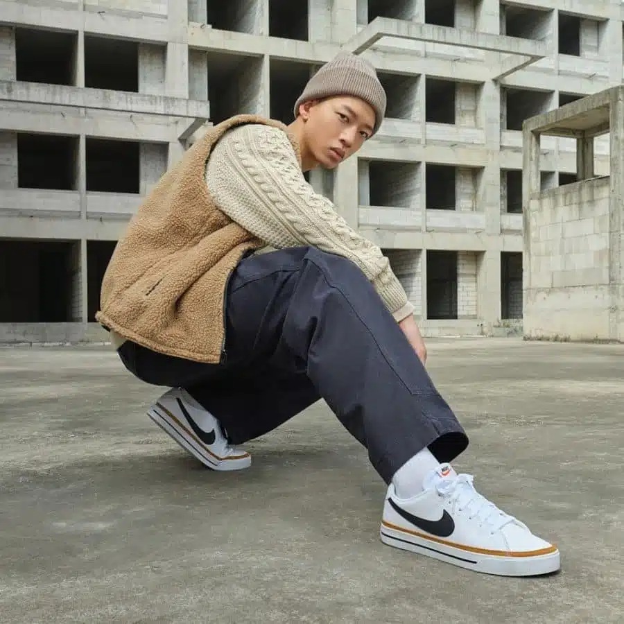 2191 - Giày Nike Court Legacy Next Nature White Desert Ochre DH3162-100 [HÀNG CHÍNH HÃNG]