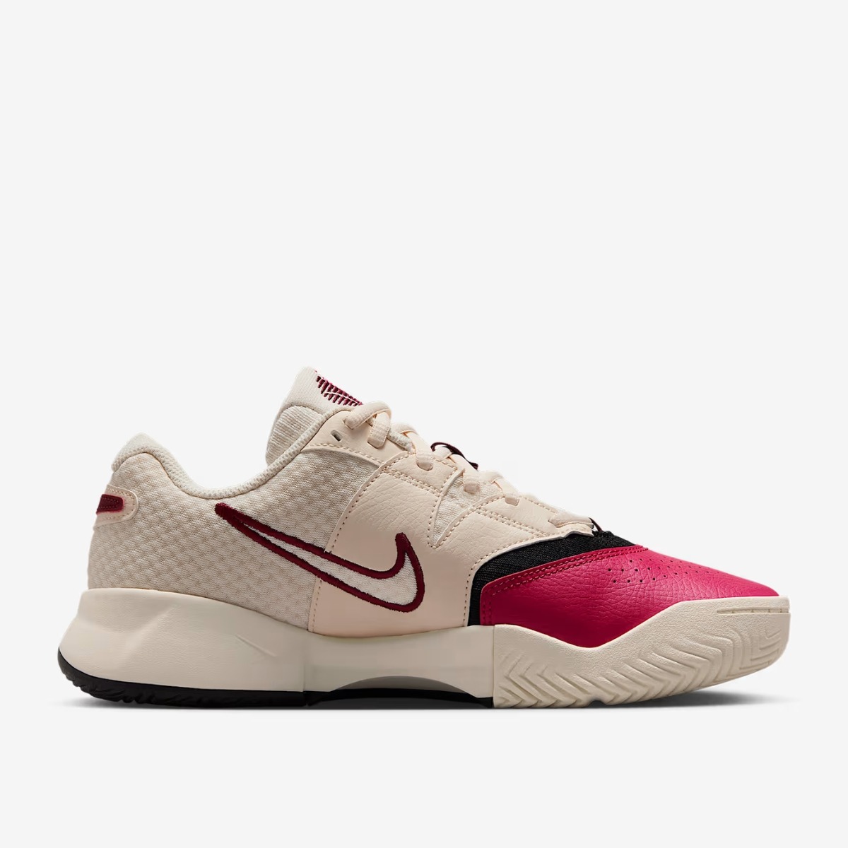 1822 - Giày Nike Court Lite 4 ‘Pale Ivory Sail Black Team Red’ FD6575-103 Tennis/Pickleball [HÀNG CHÍNH HÃNG]