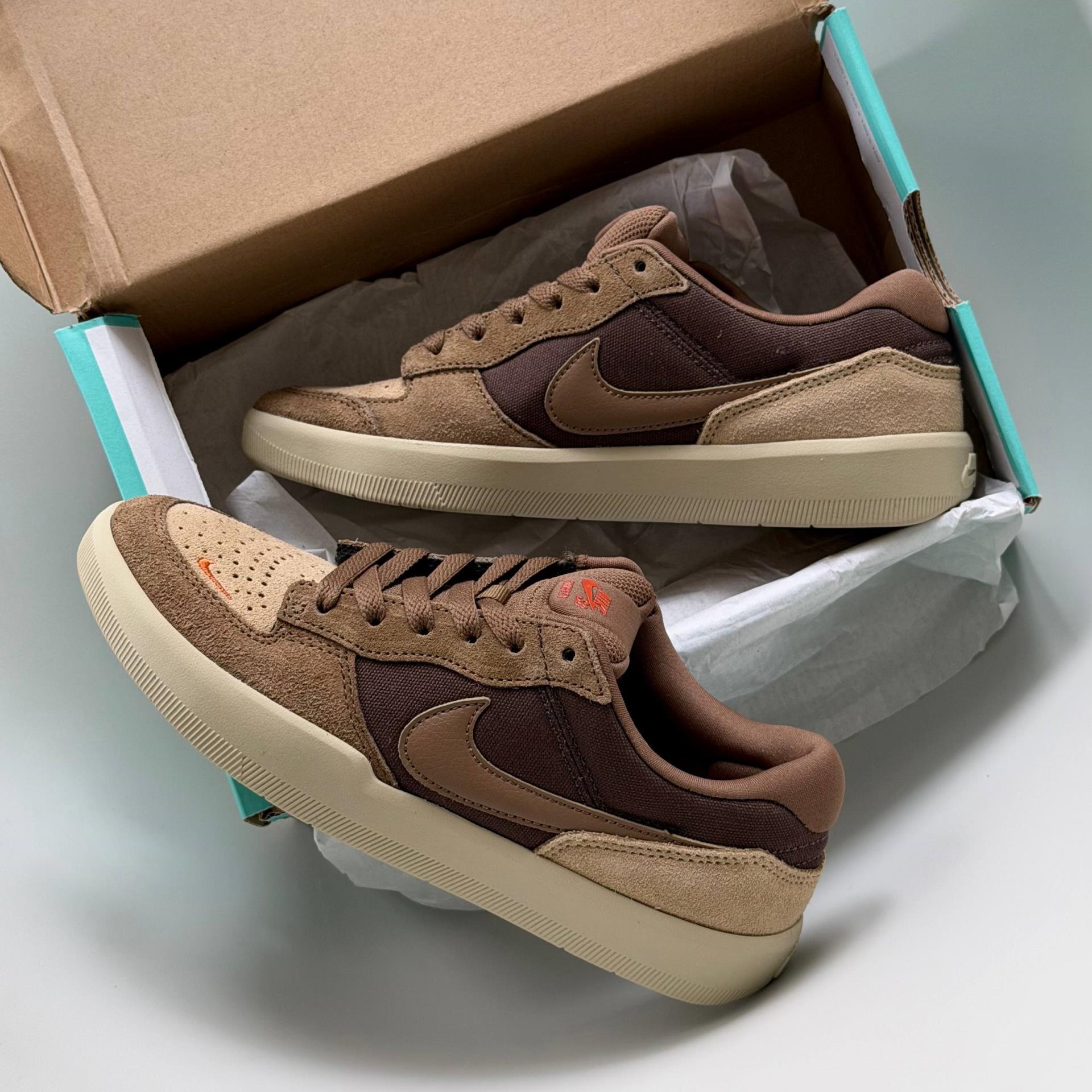 2578 - Giày Nike SB Force 58 ‘'Brown'' DV5477-201 [HÀNG CHÍNH HÃNG]