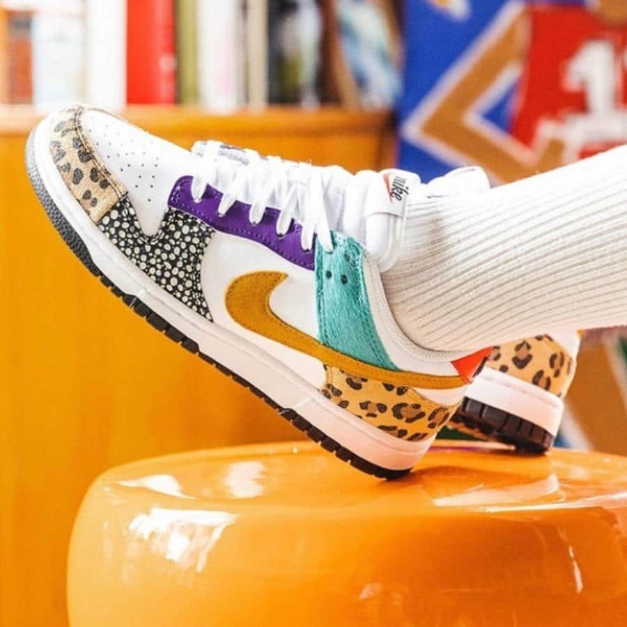 295 -  Giày Nike Dunk Low "Patchwork" - DN3866-100 [HÀNG CHÍNH HÃNG]