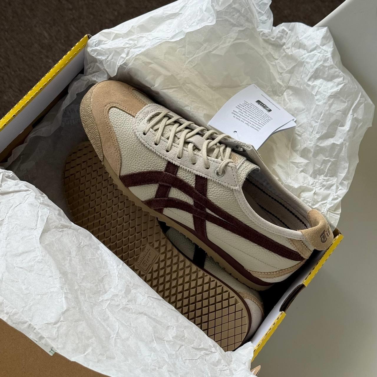 1801 - Giày Onitsuka Tiger Mexico 66 SD Putty Brown 1183C015-204 [HÀNG CHÍNH HÃNG]