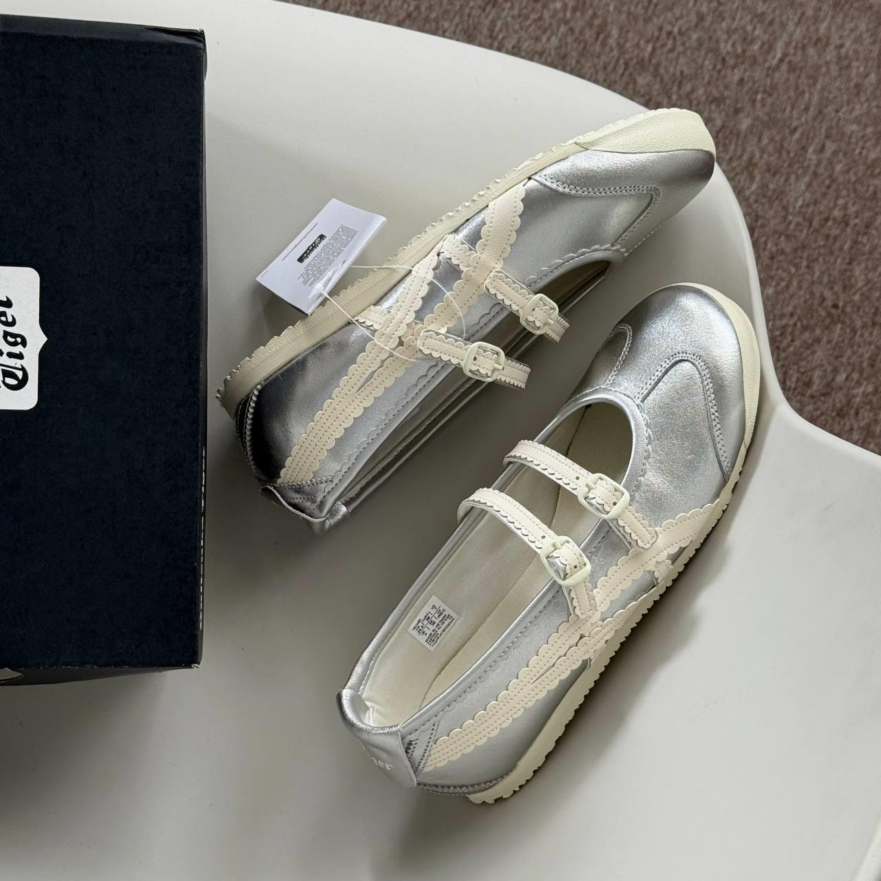 1727 - Giày Onitsuka Tiger Mexico 66 TGRS Silver Cream 1182A660-020 [HÀNG CHÍNH HÃNG]
