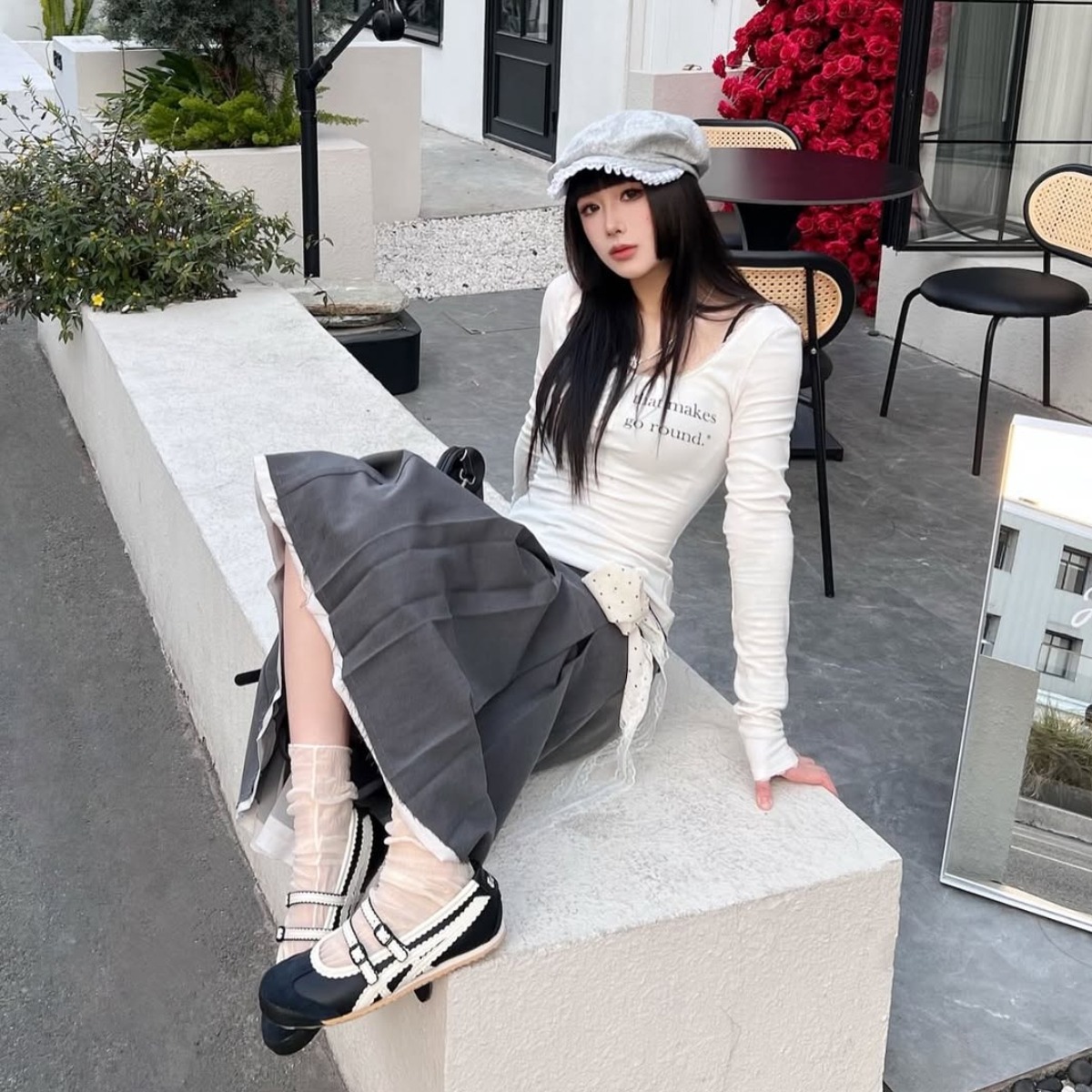 1728 - Giày Onitsuka Tiger Mexico 66 Tigress Black Cream 1182A678-001 [HÀNG CHÍNH HÃNG]