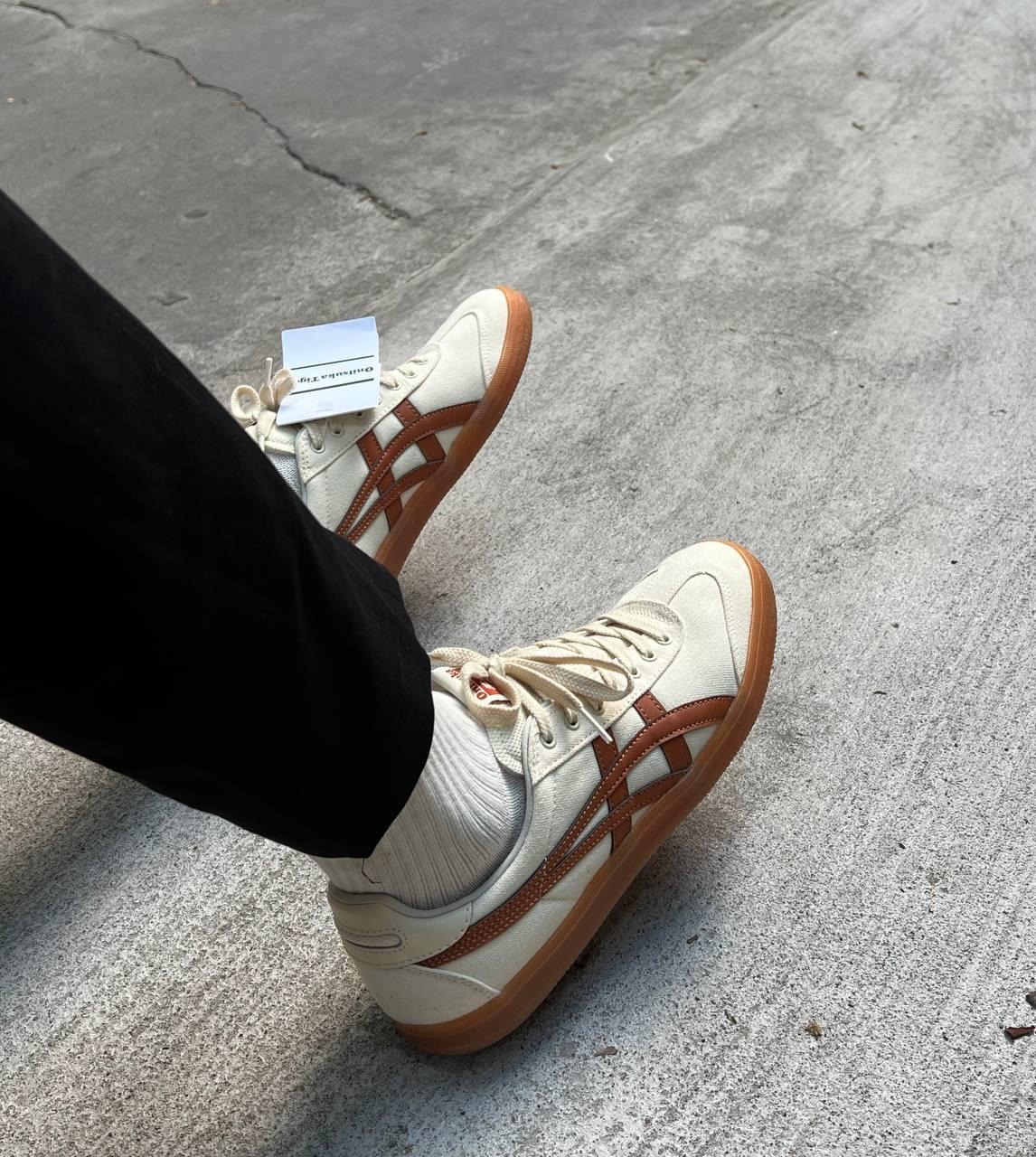 2008 - Giày Onitsuka Tiger Tokuten Cream Orange 1183A862-200 [HÀNG CHÍNH HÃNG]