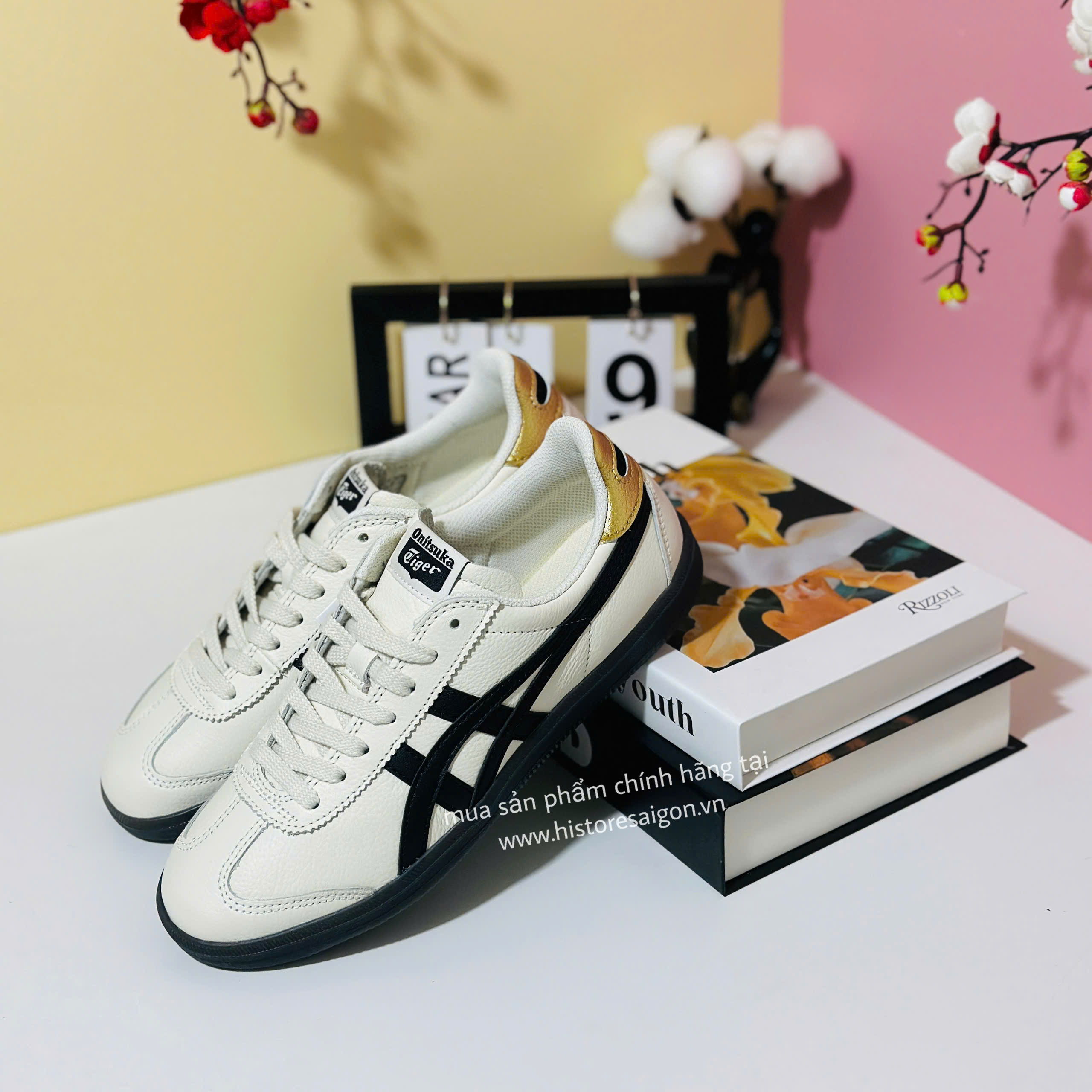 2612 - Giày Onitsuka Tiger Tokuten White Black Gold 1183B938-100 [HÀNG CHÍNH HÃNG]