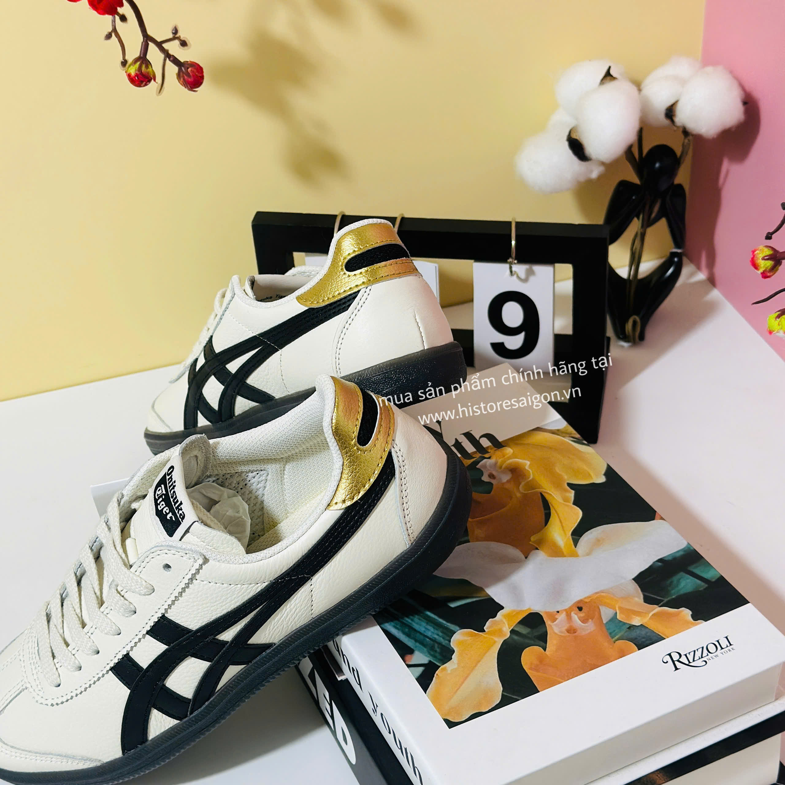 2612 - Giày Onitsuka Tiger Tokuten White Black Gold 1183B938-100 [HÀNG CHÍNH HÃNG]
