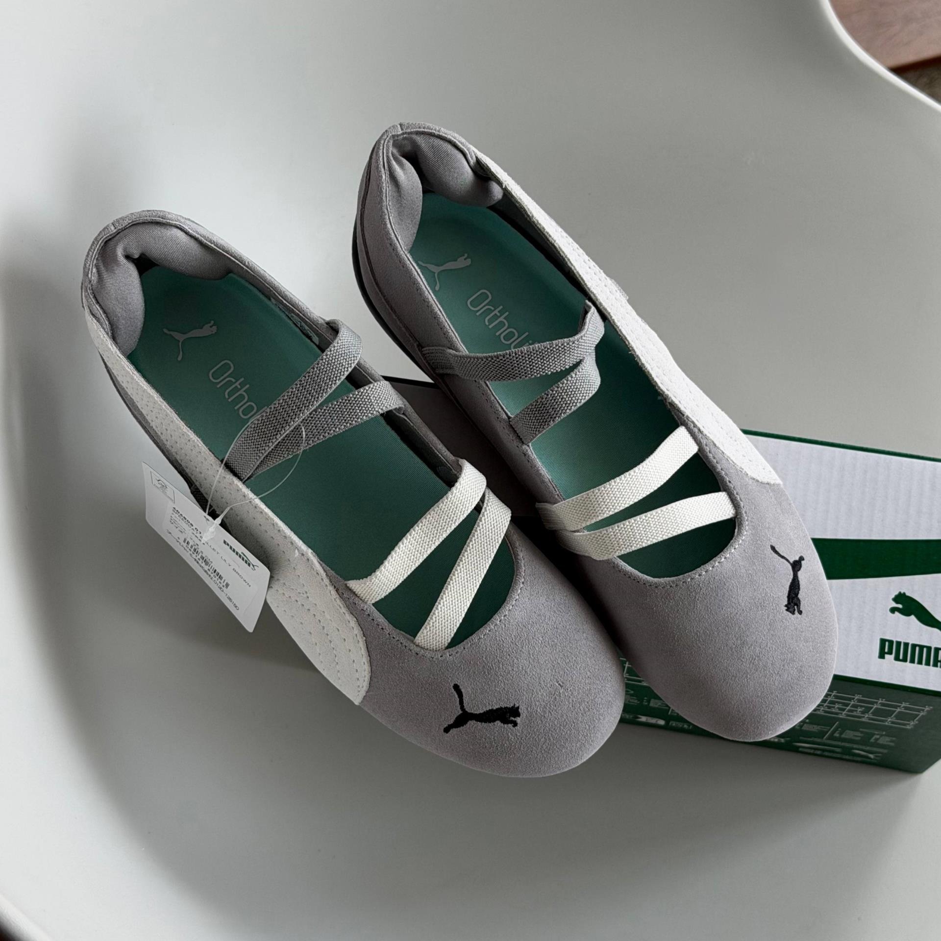 2595 - Giày Puma Speedcat Ballet LILY BROWN ''Grey'' 406808-01 [HÀNG CHÍNH HÃNG]