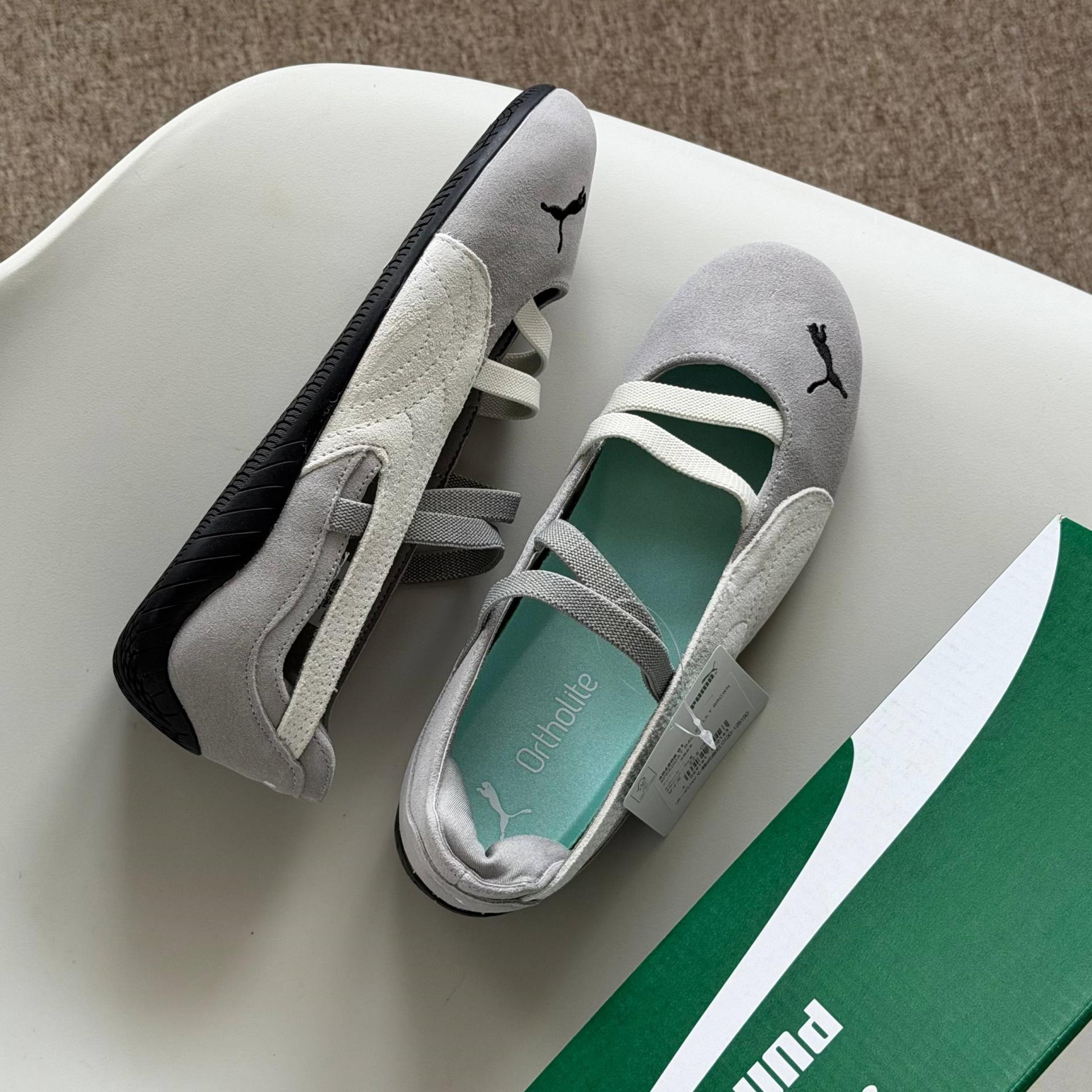 2595 - Giày Puma Speedcat Ballet LILY BROWN ''Grey'' 406808-01 [HÀNG CHÍNH HÃNG]