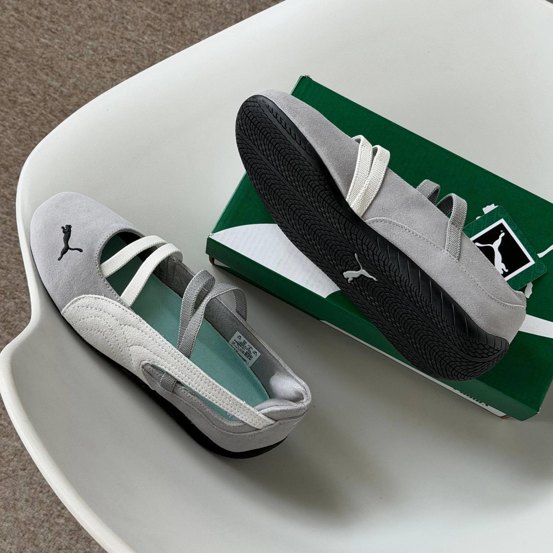 2595 - Giày Puma Speedcat Ballet LILY BROWN ''Grey'' 406808-01 [HÀNG CHÍNH HÃNG]