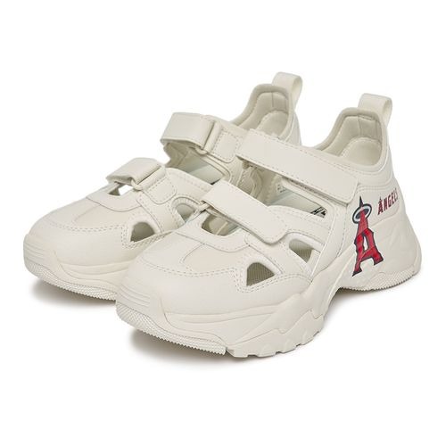 217 -  Sandal MLB Big Ball Chunky Mask LA Angel - Trắng Kem - Code 3ASDCH133 [HÀNG CHÍNH HÃNG]