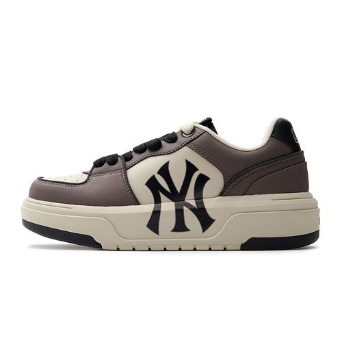 233 -  Giày MLB Chunky Liner Basic NY Nâu Vintage - Charcoal Grey - 3ASXCLB3N [HÀNG CHÍNH HÃNG]