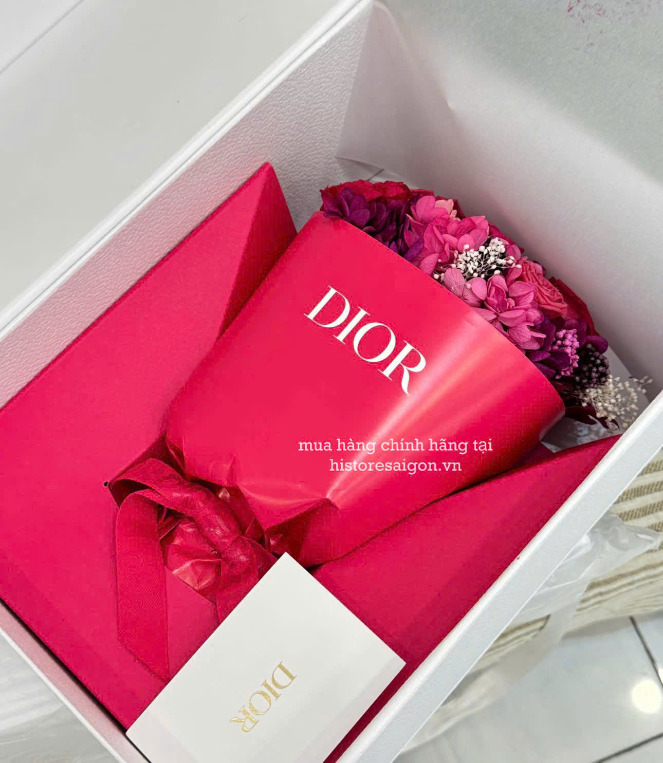 2138 - Hoa Vĩnh Cửu Dior Gift Full Box - Dior Eternal Flower (Gift Hãng Tặng Khách) [HÀNG CHÍNH HÃNG]