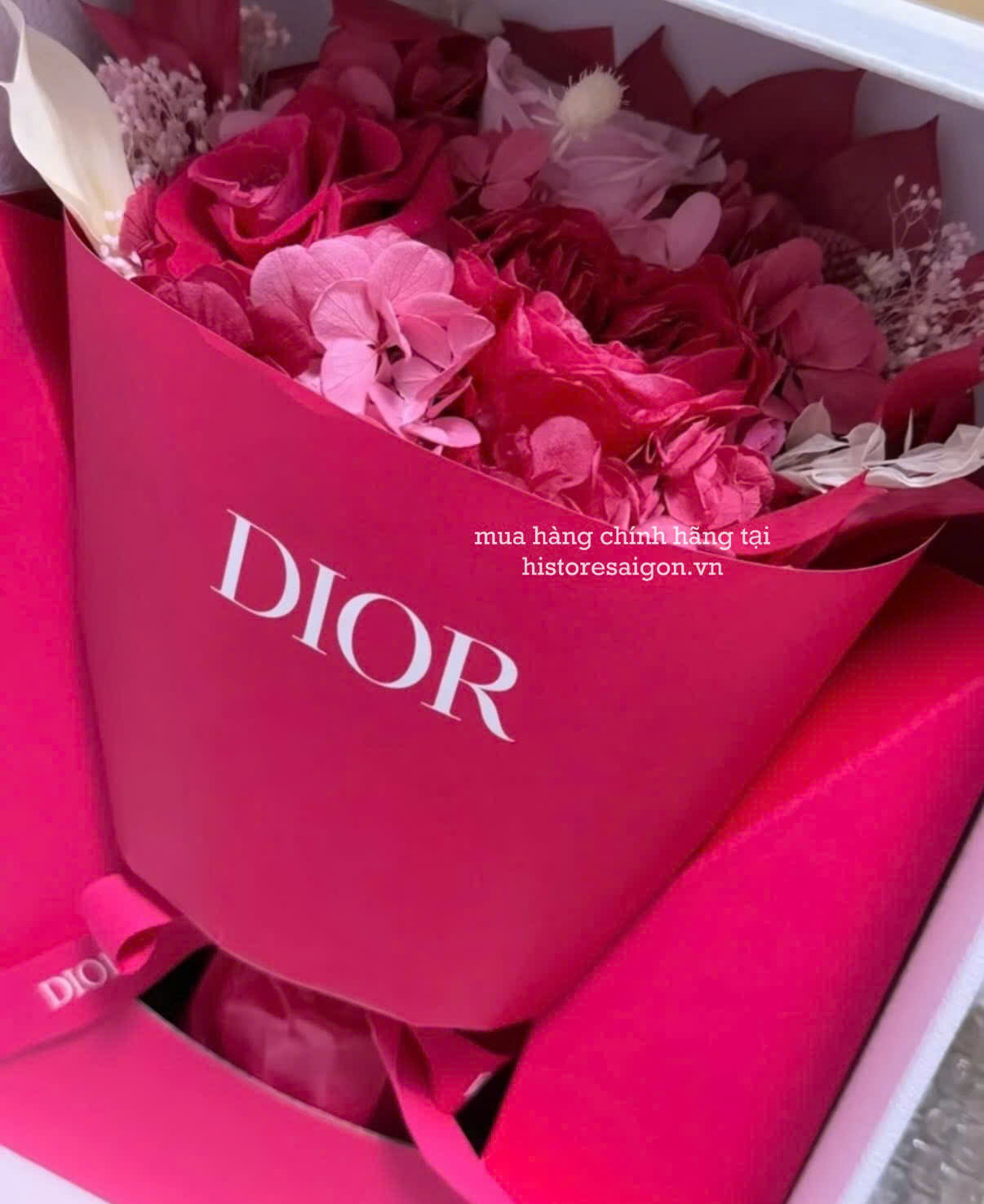 2138 - Hoa Vĩnh Cửu Dior Gift Full Box - Dior Eternal Flower (Gift Hãng Tặng Khách) [HÀNG CHÍNH HÃNG]