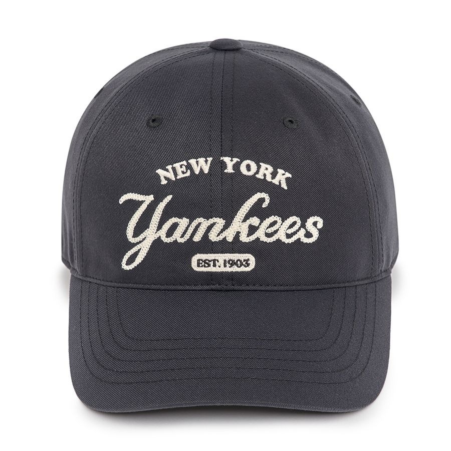 024 -  Nón Mũ MLB Varsity Lettering - Xám [HÀNG CHÍNH HÃNG]