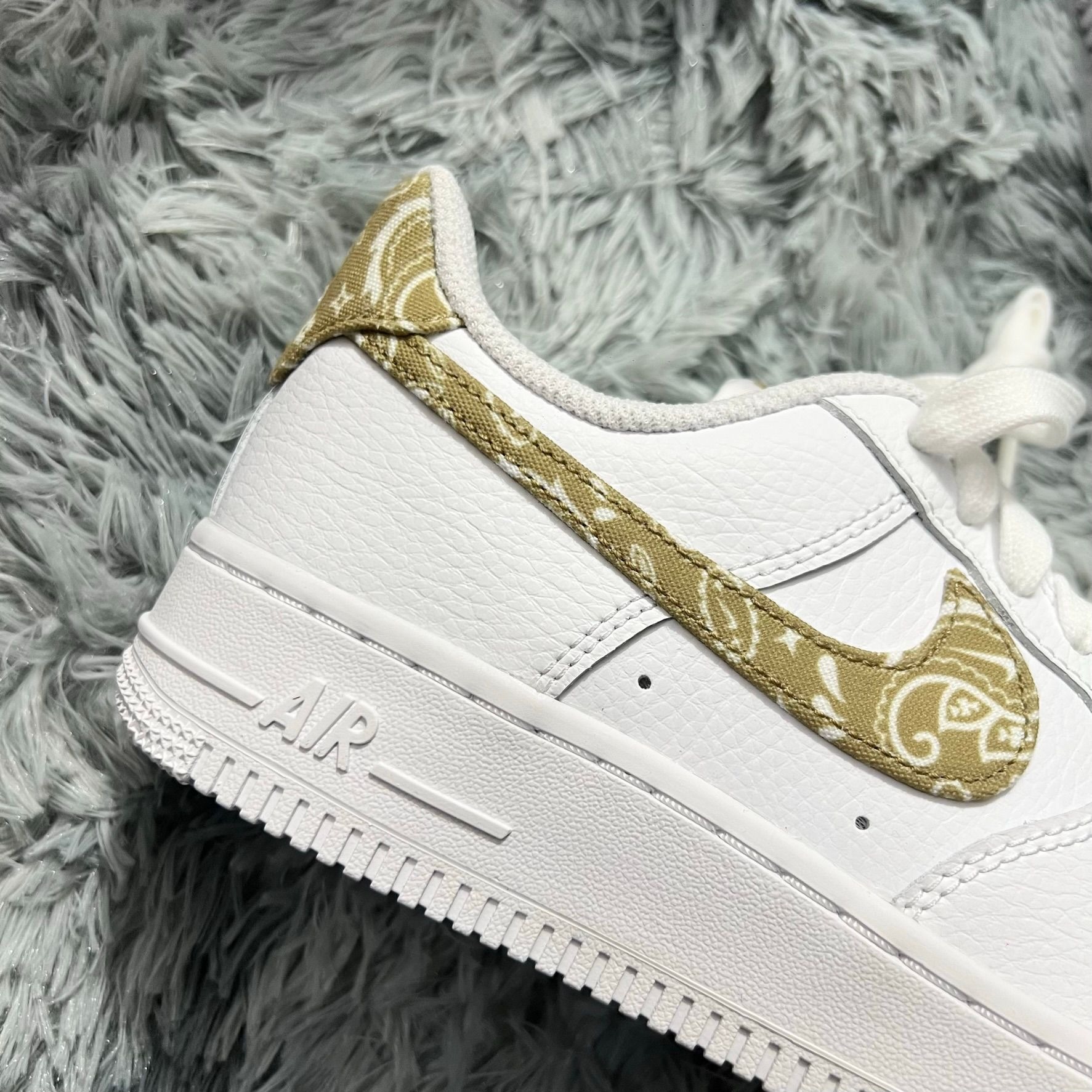 Giày Nike Air Force Low White Barely Paisley DJ9942 101 AUTH