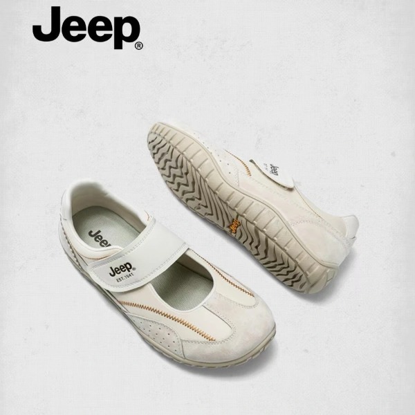 2734 - Giày Jeep Mary Jane Comfort Velcro "Grey" | P661W3399 [HÀNG CHÍNH HÃNG]