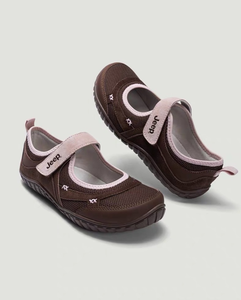 2731 - Giày Jeep Mary Jane Pink Brown 2026 | P661W3363 [HÀNG CHÍNH HÃNG]