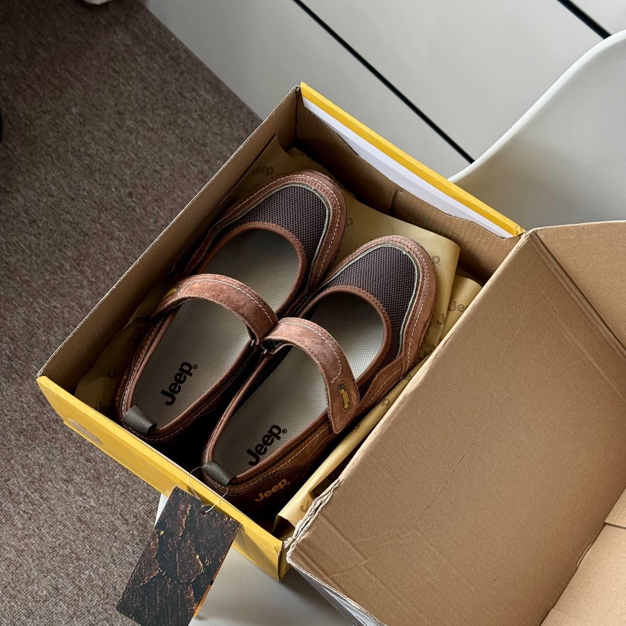 2044 - Giày Jeep The Spirit Mary Jane ''Spike Choco'' P651W13129 [HÀNG CHÍNH HÃNG]