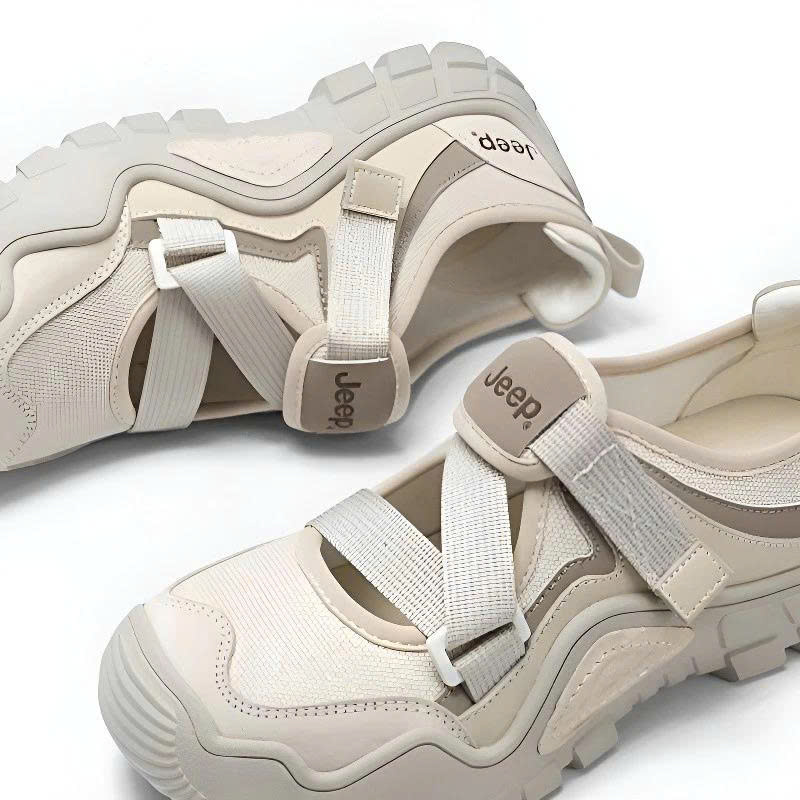 2745 - Giày Jeep Mary Jane Velcro ''Grey'' PD241WAS873 [HÀNG CHÍNH HÃNG]