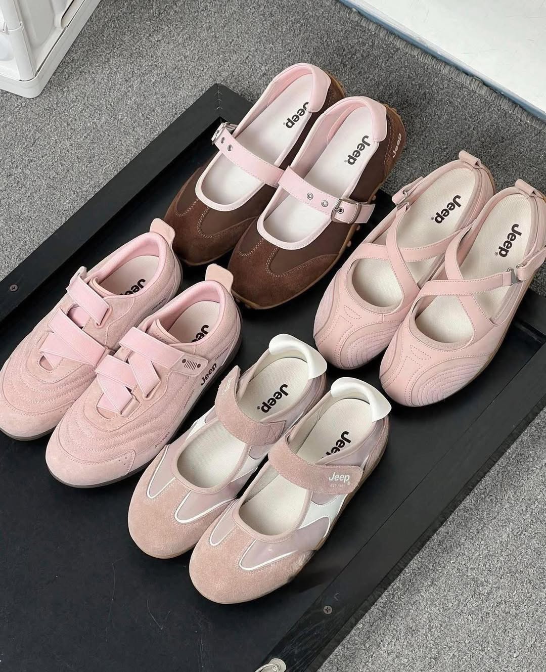 2744 - Giày Jeep Mary Jane Vintage Suede Brown 2026 | P661W134104 [HÀNG CHÍNH HÃNG]