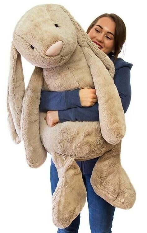 2058 -  Jellycat Bashful Bunny Beige Really Really Big 108cm [HÀNG CHÍNH HÃNG]