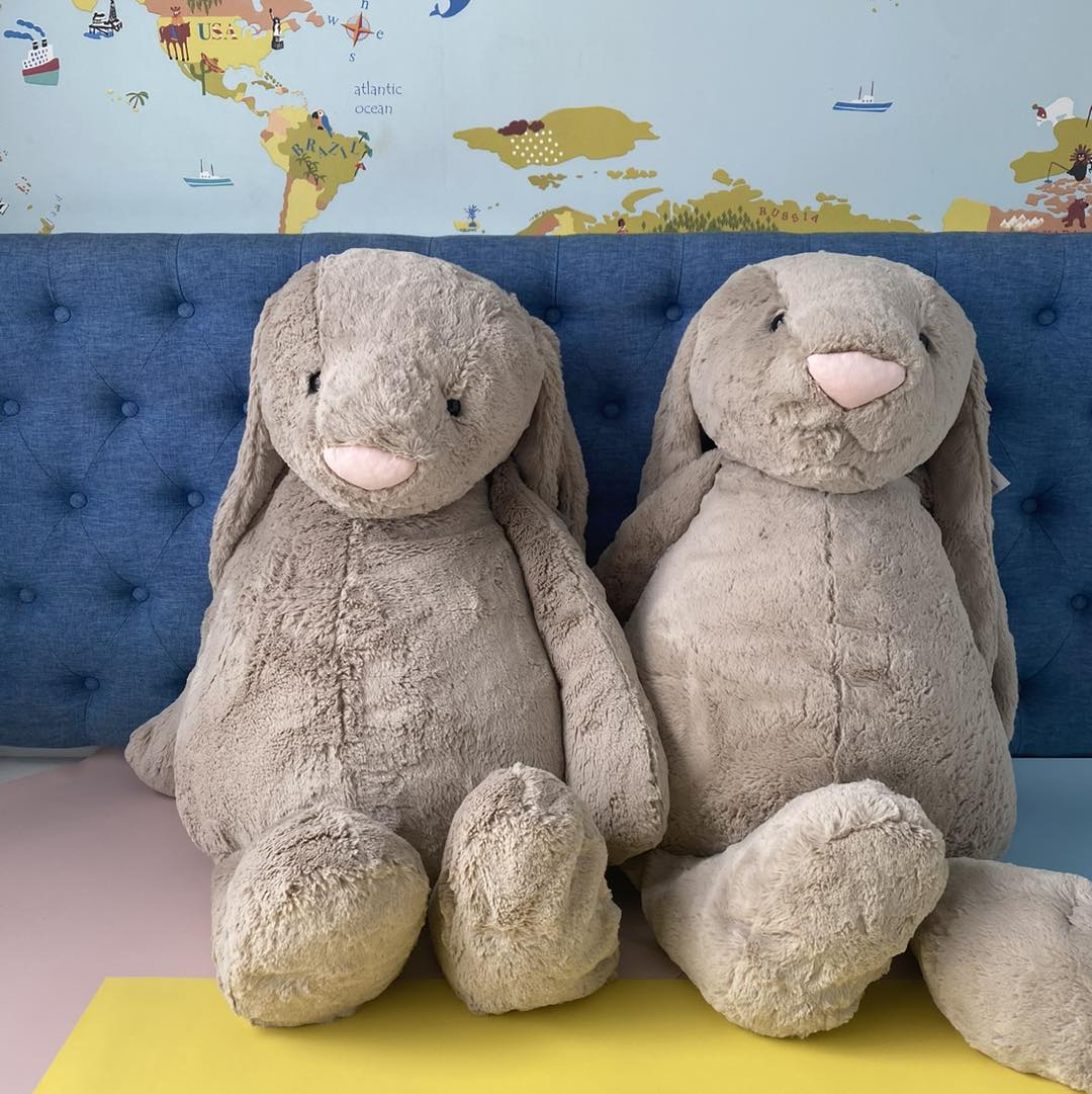 2058 -  Jellycat Bashful Bunny Beige Really Really Big 108cm [HÀNG CHÍNH HÃNG]