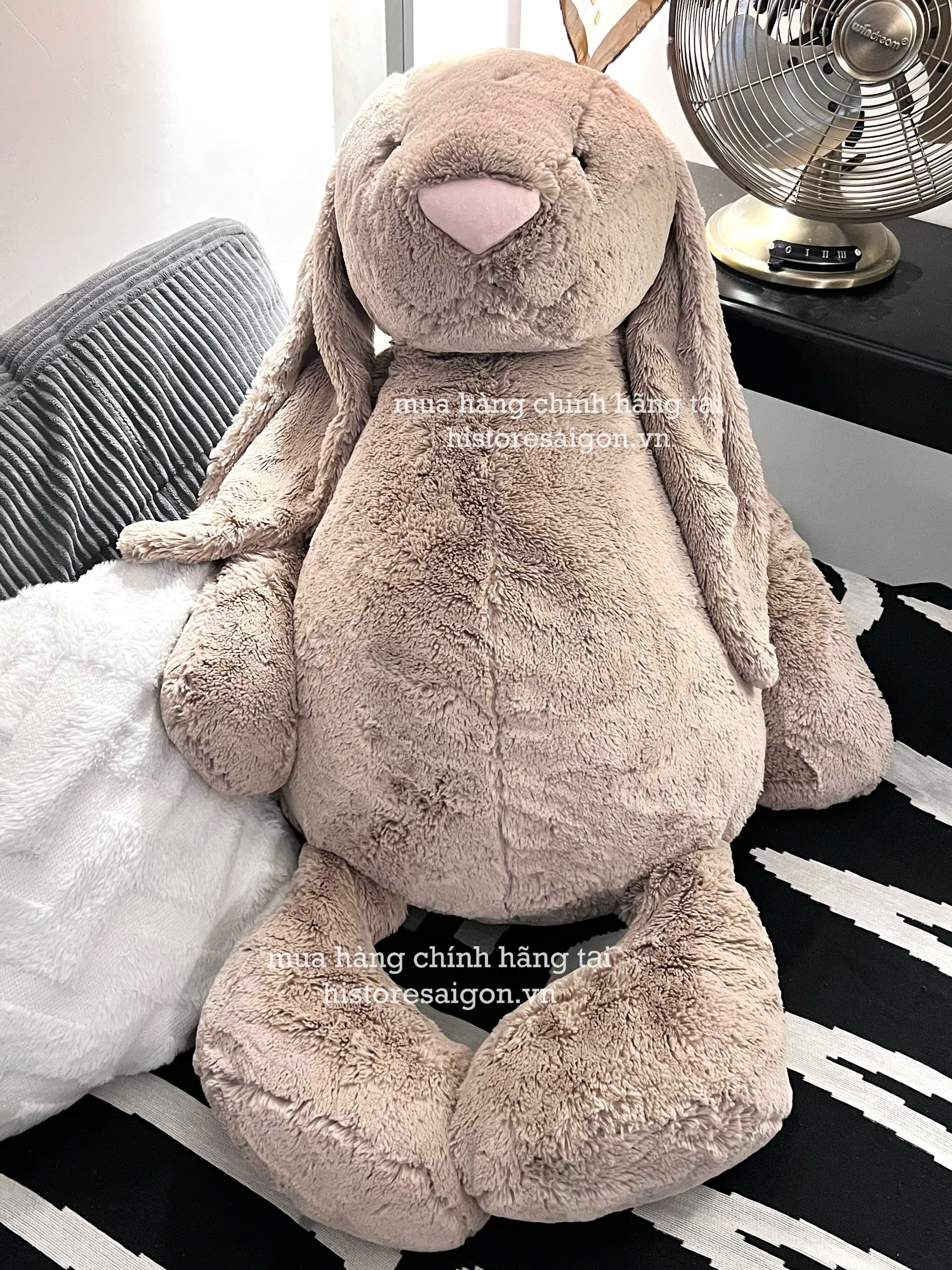2058 -  Jellycat Bashful Bunny Beige Really Really Big 108cm [HÀNG CHÍNH HÃNG]