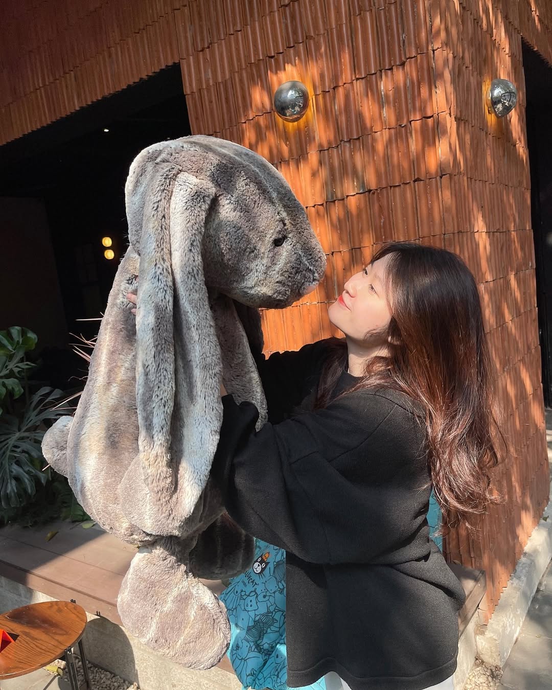 2076 - JellyCat 108cm Bunny Cottontail - Jellycat Bashful Bunny Cottontail Woodland Really Really Big 108cm [HÀNG CHÍNH HÃNG]