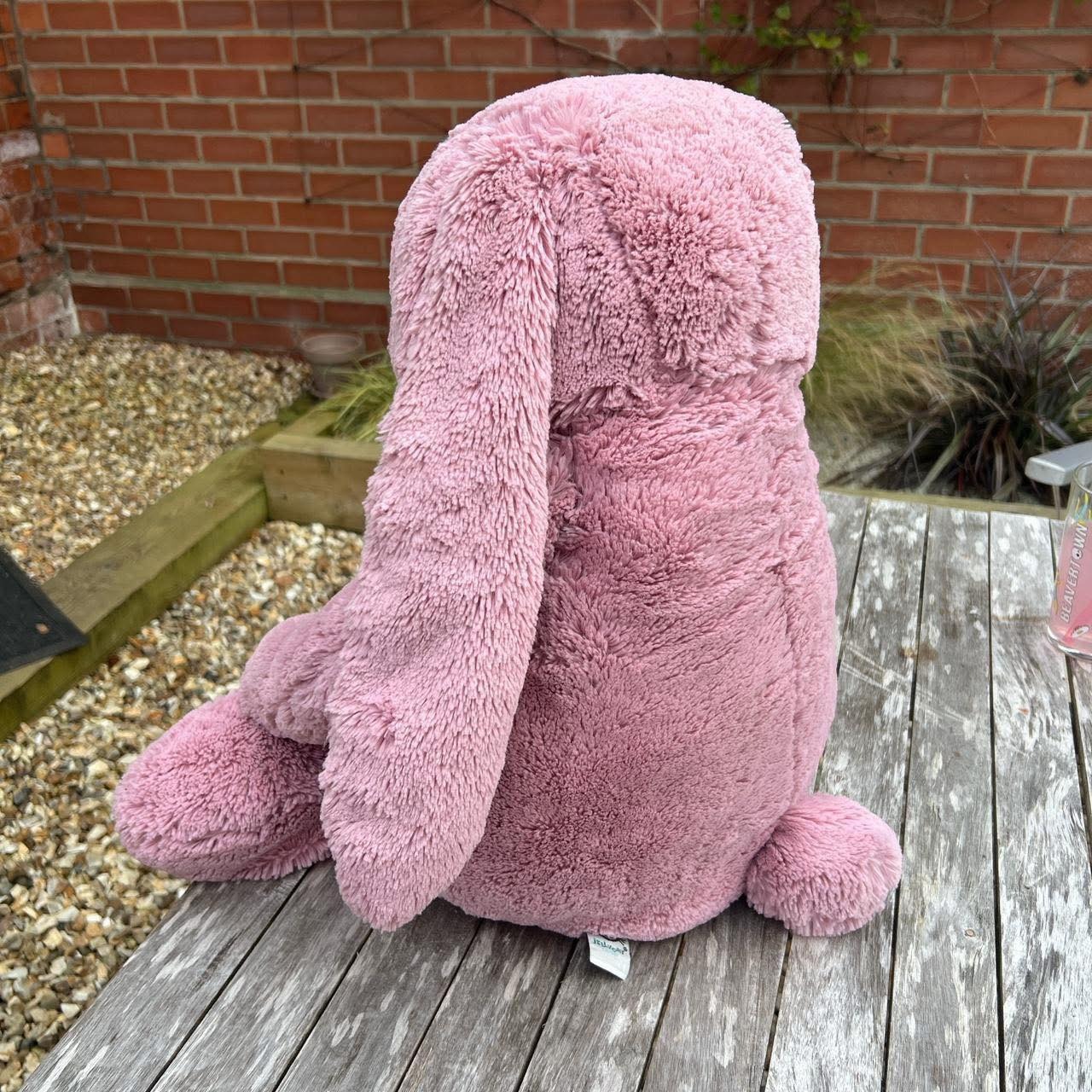 2116 - JellyCat 67cm Bunny Tulip Hồng - Jellycat Bashful Tulip Bunny 67cm [HÀNG CHÍNH HÃNG]