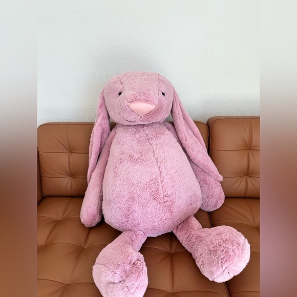 2116 - JellyCat 67cm Bunny Tulip Hồng - Jellycat Bashful Tulip Bunny 67cm [HÀNG CHÍNH HÃNG]