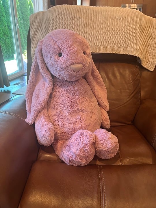 2116 - JellyCat 67cm Bunny Tulip Hồng - Jellycat Bashful Tulip Bunny 67cm [HÀNG CHÍNH HÃNG]