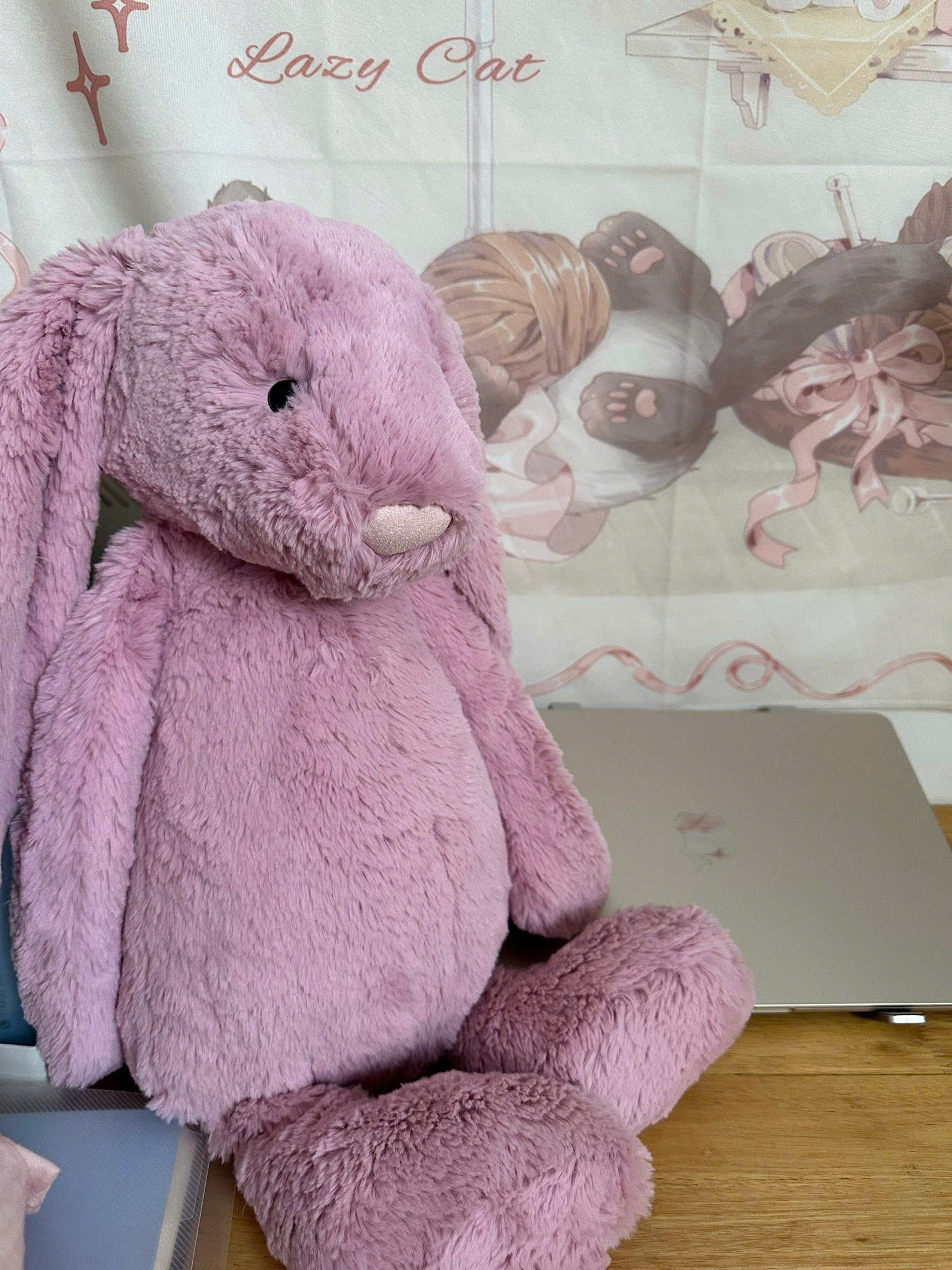 2116 - JellyCat 67cm Bunny Tulip Hồng - Jellycat Bashful Tulip Bunny 67cm [HÀNG CHÍNH HÃNG]