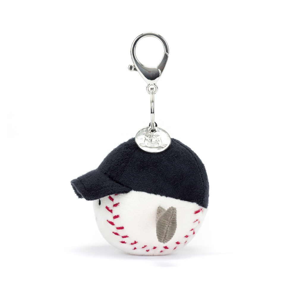2671 - Jellycat Amuseables Sports Baseball Bag Charm 12cm [HÀNG CHÍNH HÃNG]