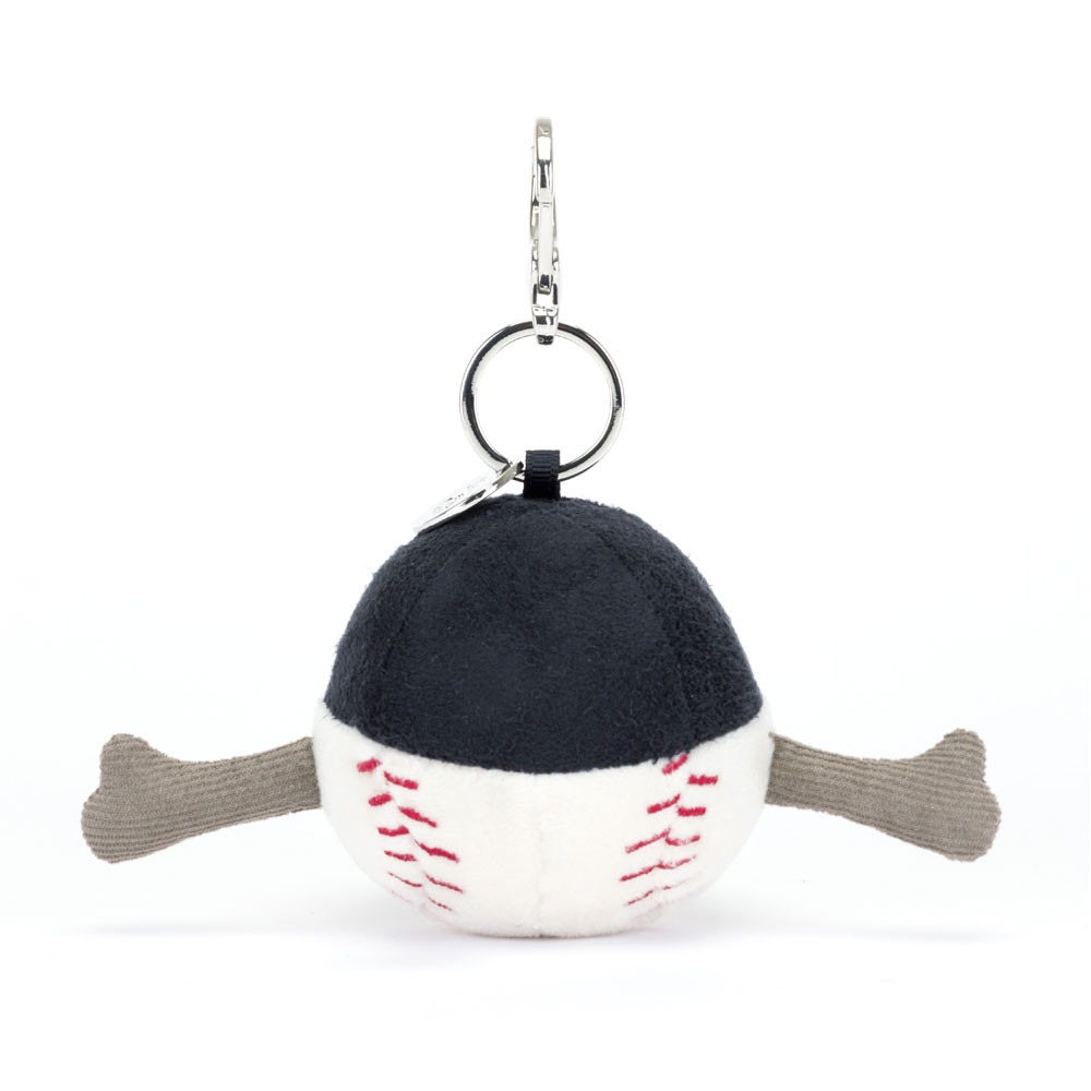 2671 - Jellycat Amuseables Sports Baseball Bag Charm 12cm [HÀNG CHÍNH HÃNG]
