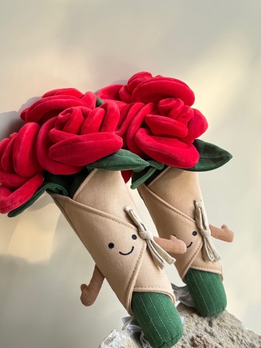 Jellycat Amuseables Rose Bouquet - Jellycat Hoa Hồng Chính Hãng
