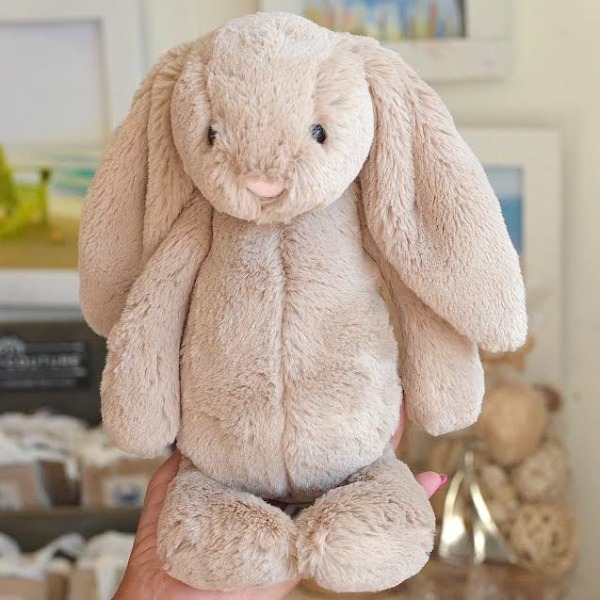2144 - JellyCat Bashful Bunny Beige 31cm - Jellycat Bashful Beige Bunny Medium 31cm [HÀNG CHÍNH HÃNG]