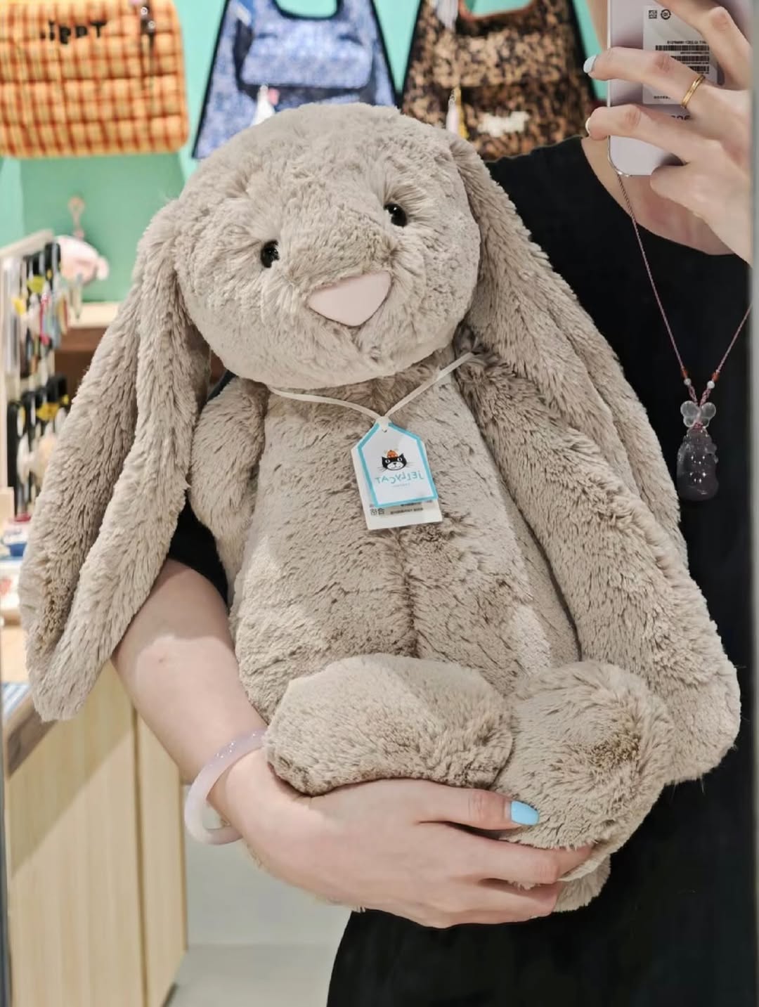 JellyCat Bashful Bunny Beige Huge 51cm | CHÍNH HÃNG GIÁ TỐT GIAO NHANH